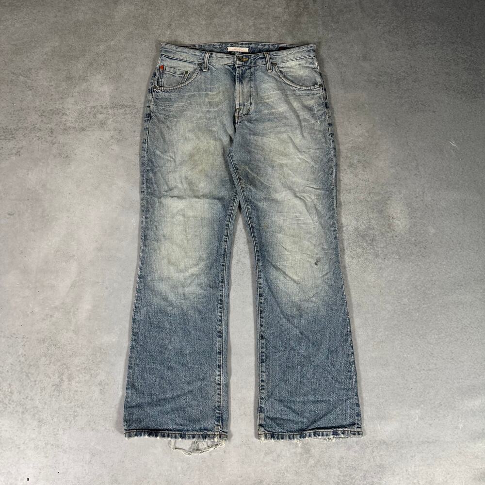 Marc Ecko Cut and Sew 5 Bootcut Jeans Light Wash - Size: 34x32